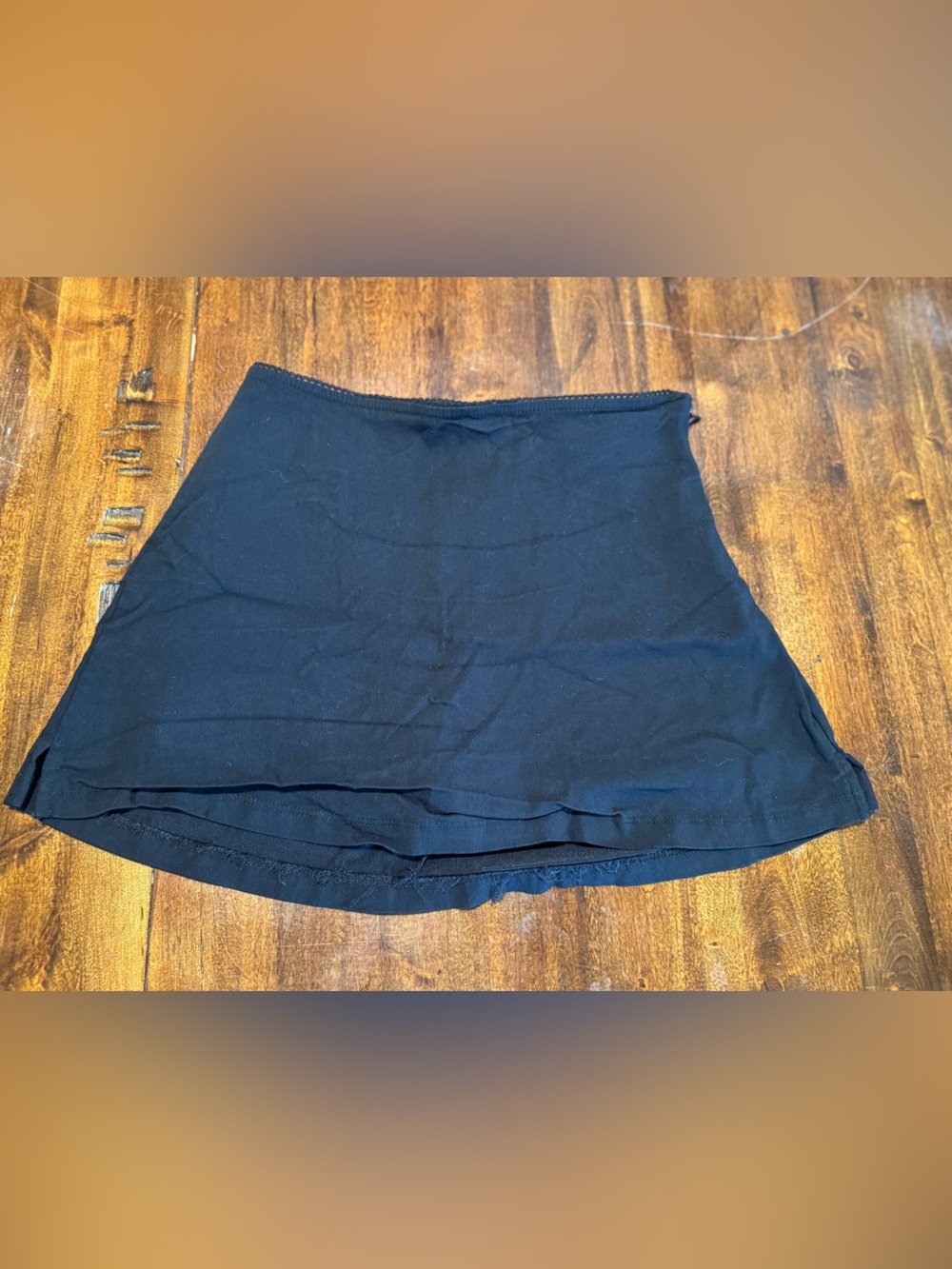 wild fable Black Lace-Trim Skort